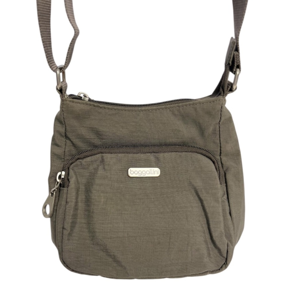Crossbody Baggallini Gray Purse Small With Pockets Lightweight Spring Summer